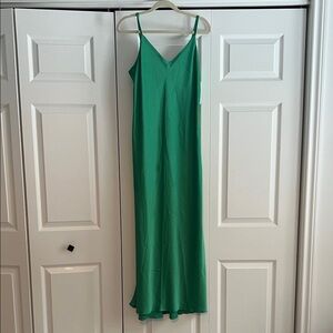 Hatch Vibrant Green Maxi Dress